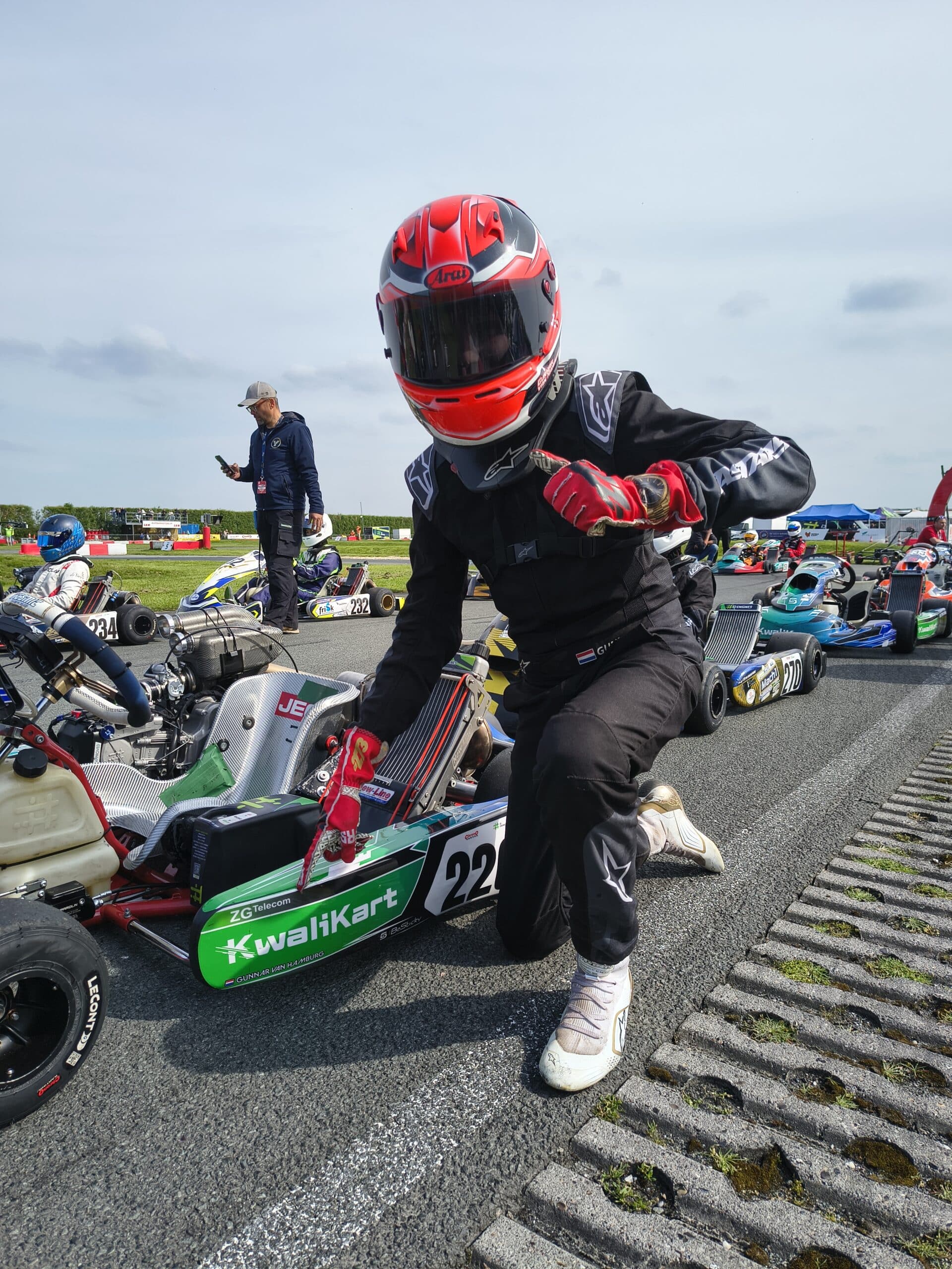 NK4T Kartbaan Strijen - NXTGen Karting - Gunnar van Hamburg